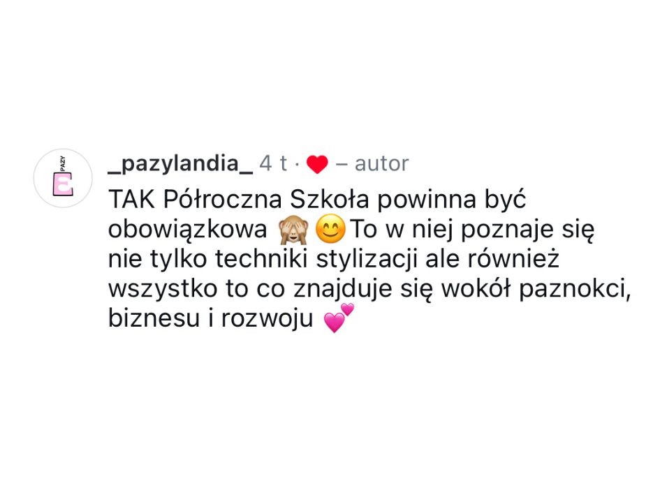 Galeria ze szkoleń stylizacji paznokci